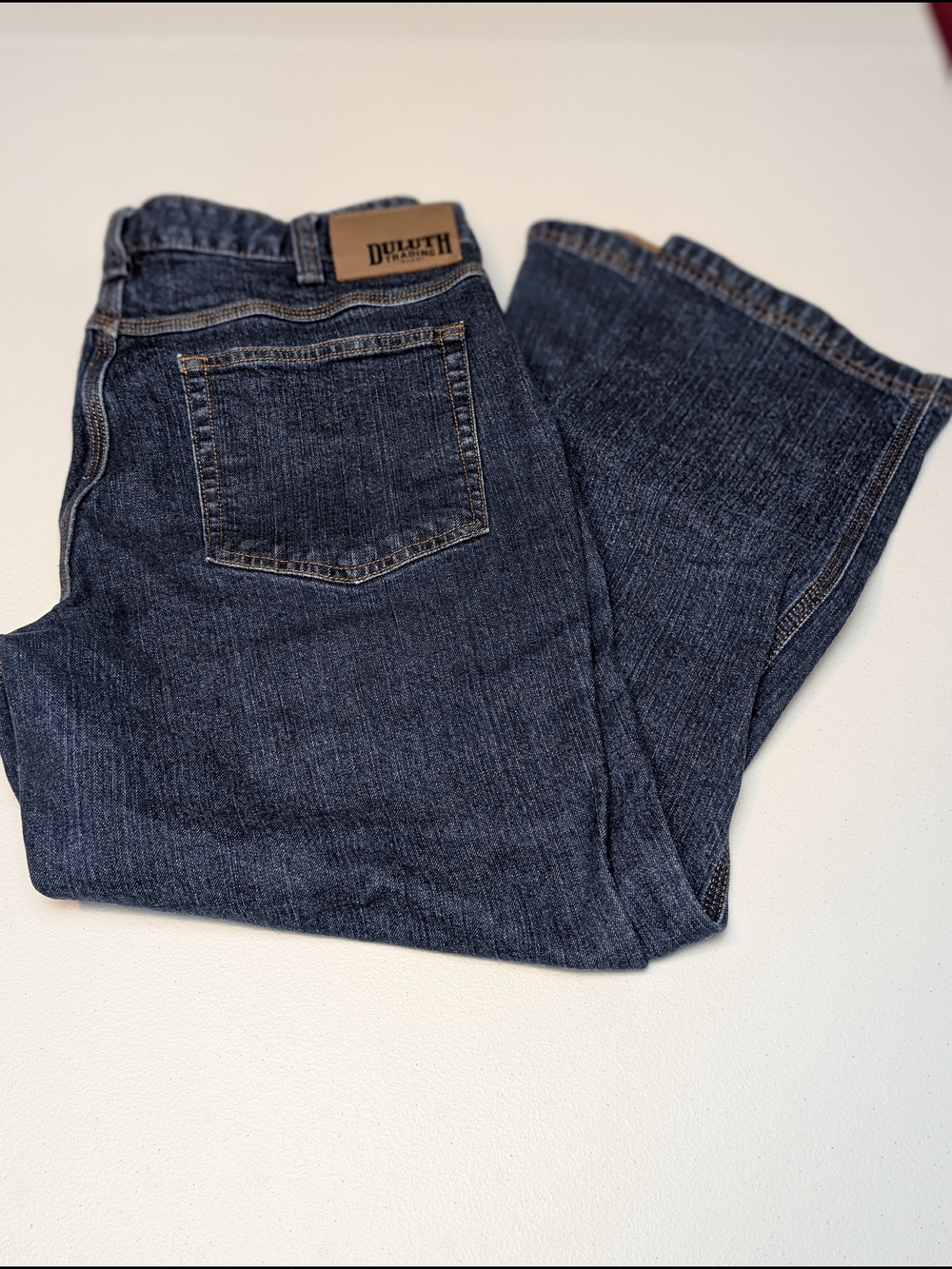 Duluth Trading DuluthFlex Ballroom Relaxed Fit Jeans Men 36x28 Blue